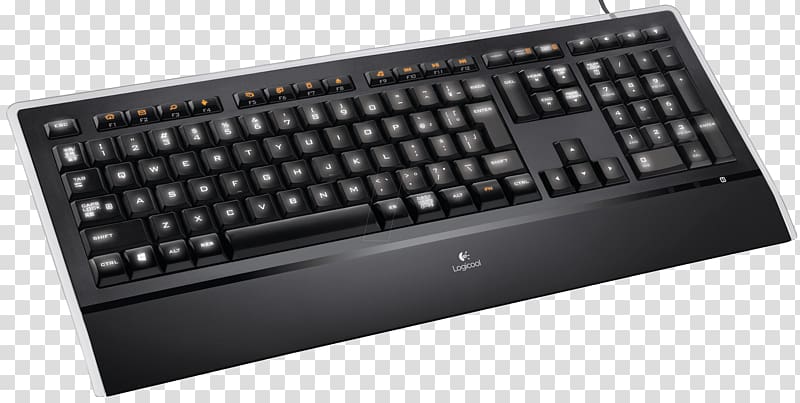 Computer keyboard Computer mouse Logitech Unifying receiver voltaic keyboard, keyboard transparent background PNG clipart