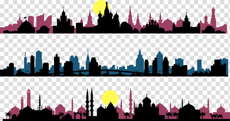 Silhouette City , City Silhouette transparent background PNG clipart