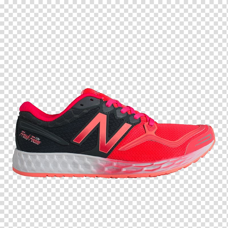 New Balance Fresh Foam Zante White / Pink W1980WP (Women\'s) 6.5 Sports shoes Running, Brooks Tennis Shoes for Women 2014 transparent background PNG clipart