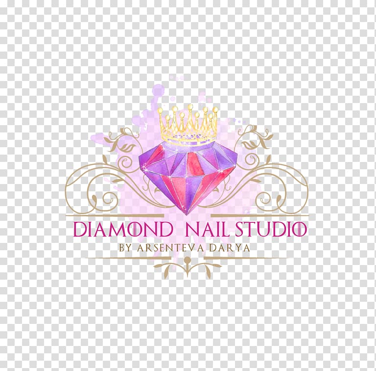 Logo Nail salon Business Cards Label, nail logo design transparent background PNG clipart