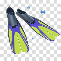 Flippers transparent background PNG clipart