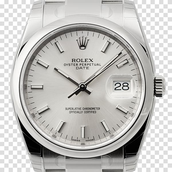 Rolex Datejust Rolex Oyster Rolex Day-Date Clock, metal bezel transparent background PNG clipart