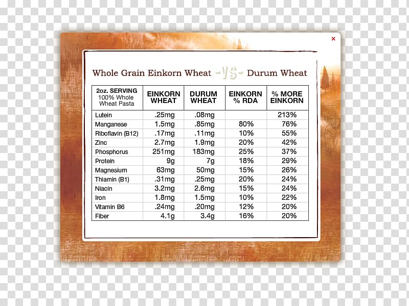 Einkorn wheat 1950s Glycemic index Pensacola Nutrition, Whole-wheat Flour transparent background PNG clipart