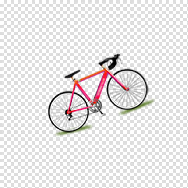 Bicycle Cycling, Pink bike transparent background PNG clipart