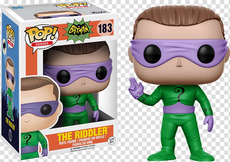 Riddler Batman Mr. Freeze Funko Pop! Vinyl Figure, others transparent background PNG clipart