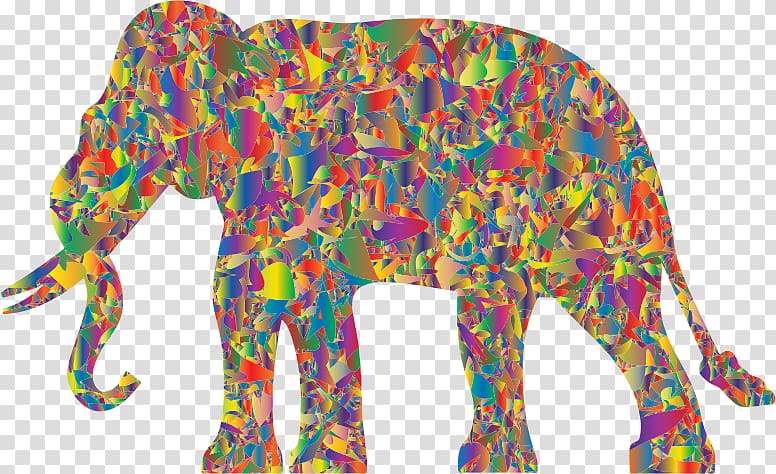 Indian elephant African bush elephant Elephantidae Sri Lankan elephant , Abstract modern transparent background PNG clipart