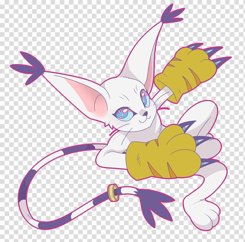 Gatomon Whiskers Kitten Digimon Adventure tri., kitten transparent background PNG clipart