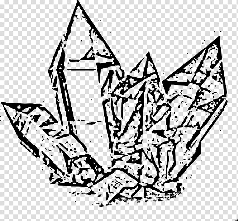 Crystal Quartz Drawing , crystal transparent background PNG clipart