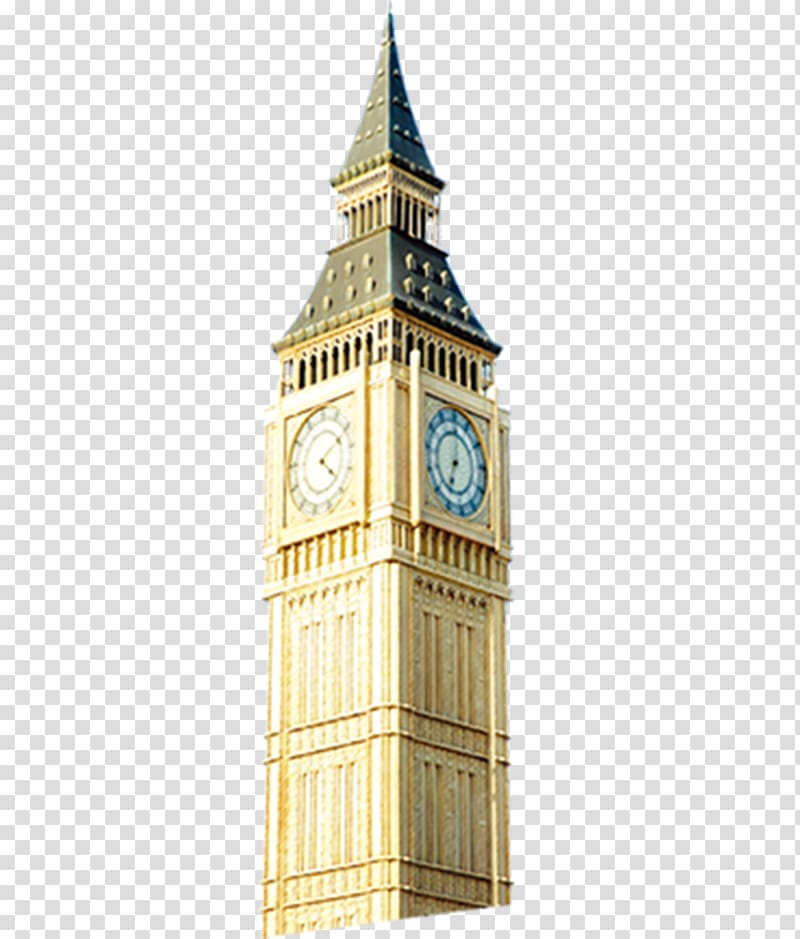 Big Ben Bell tower, Towering big bell transparent background PNG clipart