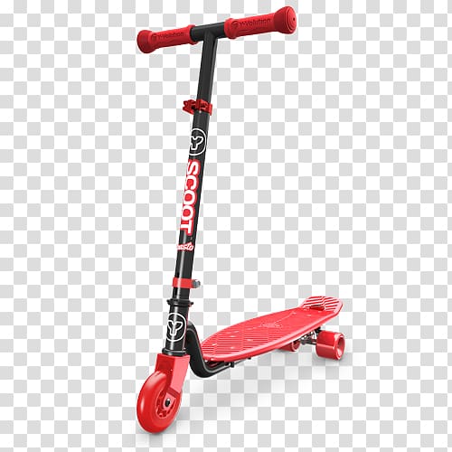 Kick scooter Wheel Y-Volution Y Fliker Lift Red Motorized scooter, cool scooter decks transparent background PNG clipart