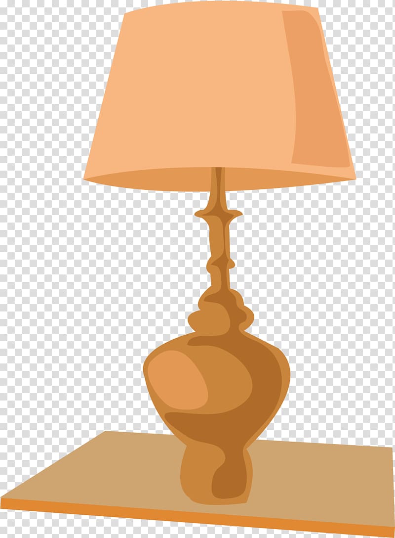 Euclidean Lampe de bureau, Hand-painted lamp transparent background PNG clipart