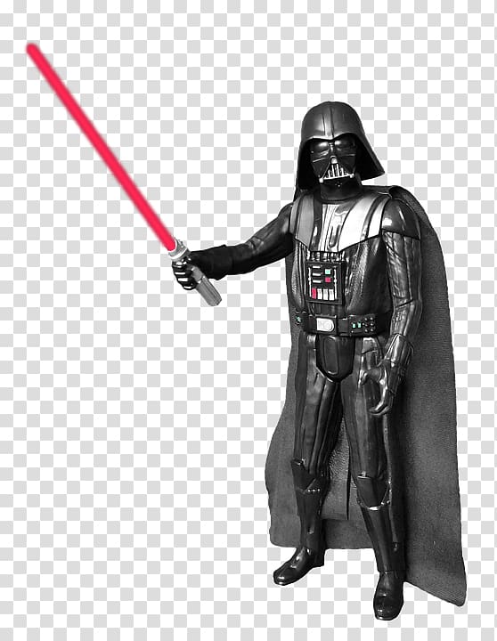 Darth Vader action figure, Darth Vader Figure transparent background PNG clipart