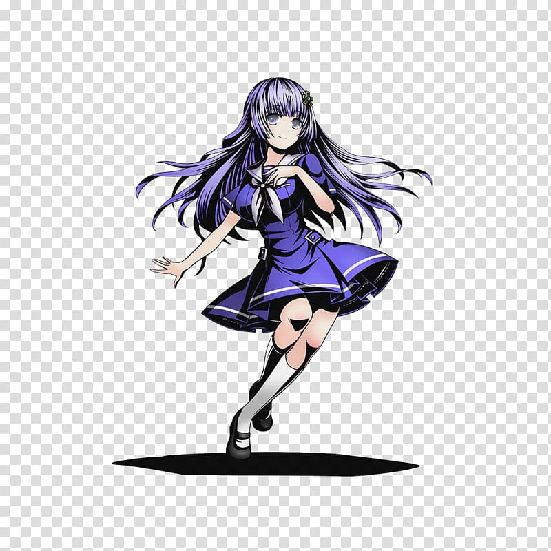 Mangaka Black hair Anime Figurine, long shadow numbers transparent background PNG clipart