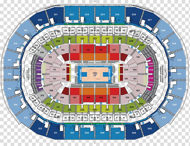 Chesapeake Energy Arena Oklahoma City Thunder AT&T Stadium Utah Jazz Vivint Smart Home Arena, nba transparent background PNG clipart