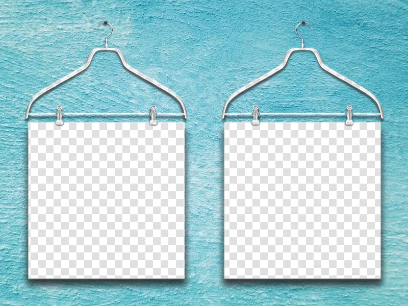 two teal wooden boards, Wall Gratis Advertising, Billboard on the wall transparent background PNG clipart