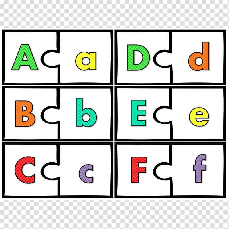 Alphabet Letter All caps Bas de casse Jigsaw Puzzles, others transparent background PNG clipart