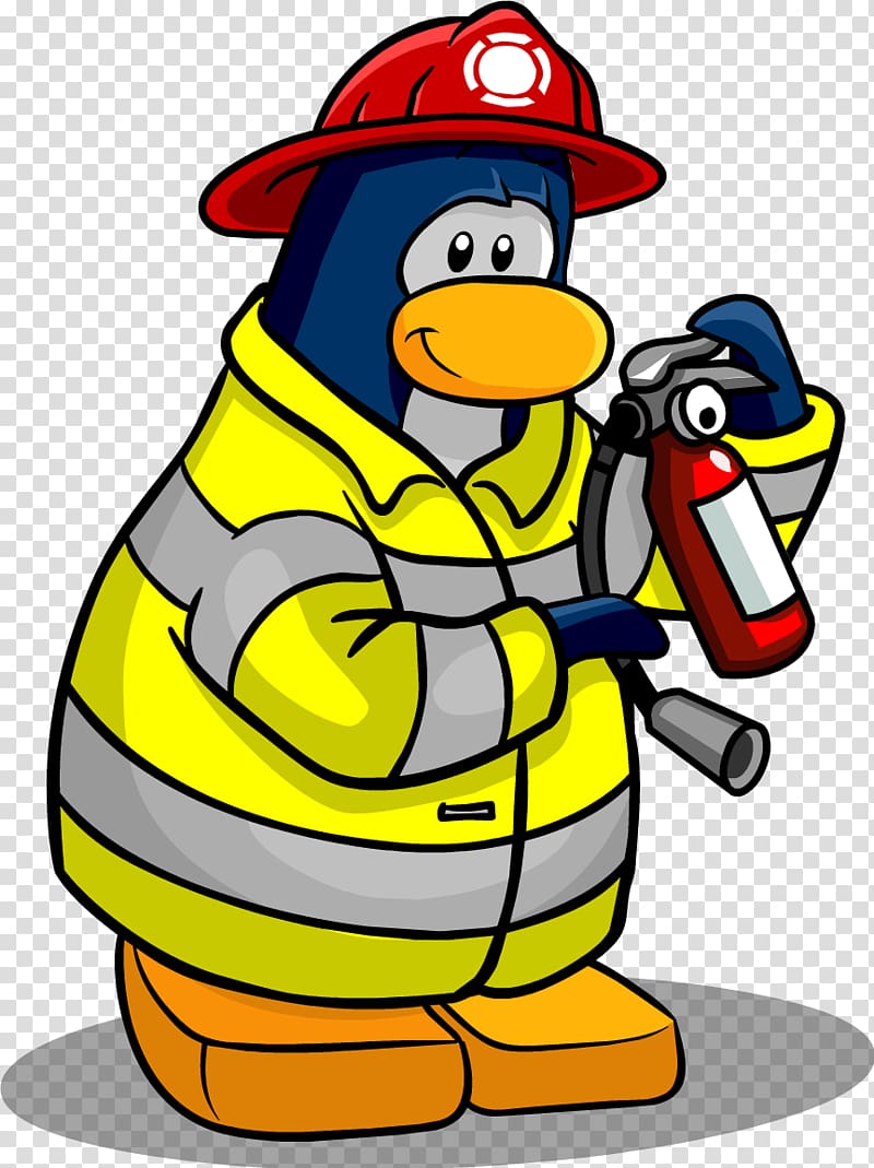 Club Penguin Firefighter\'s helmet Fire engine , Fire Fighter transparent background PNG clipart