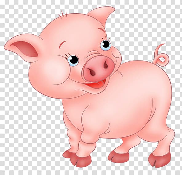 Dark Lord Chuckles the Silly Piggy graphics , pig transparent background PNG clipart