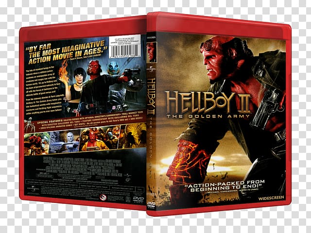 Hellboy PG-13 (USA) Film DVD Widescreen, Hellboy Ii The Golden Army transparent background PNG clipart