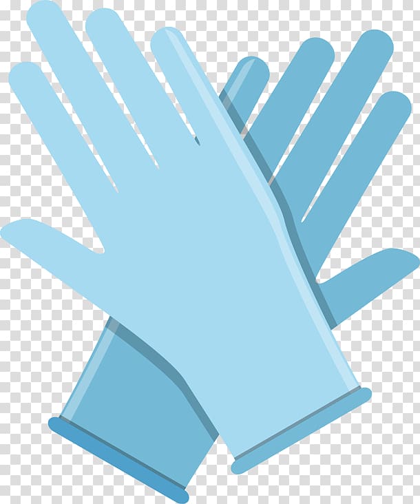 pair of blue gloves artwork, Glove Adobe Illustrator Icon, Gloves transparent background PNG clipart