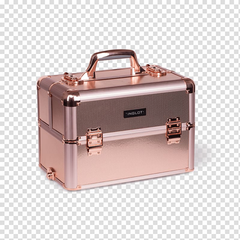 Gold Metal Cosmetics Suitcase Weight, Classic Makeup transparent background PNG clipart