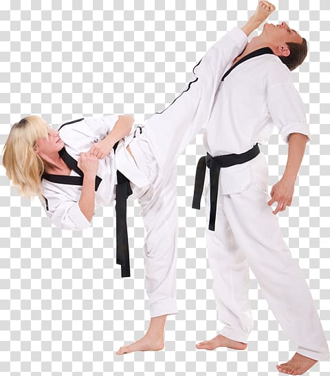 Taekwondo Martial arts Self-defense Karate Kick, karate transparent background PNG clipart