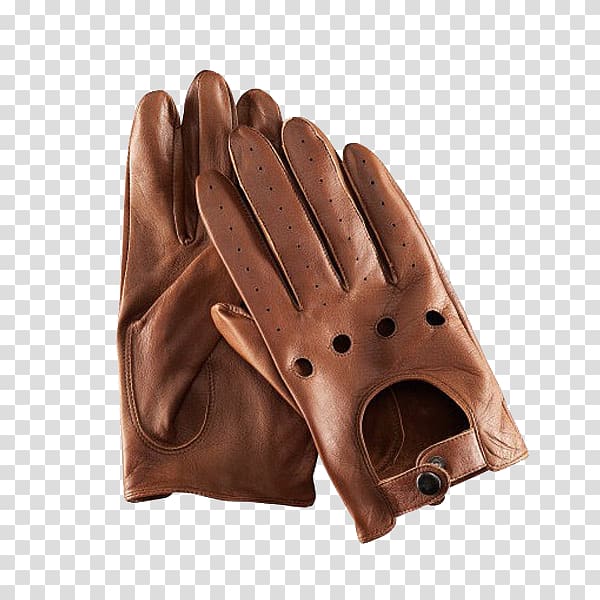 Driving glove Leather Sheepskin Male, Man gloves transparent background PNG clipart