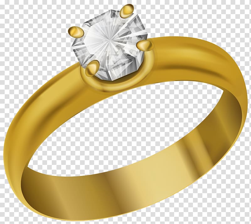 wedding rings clip art gold