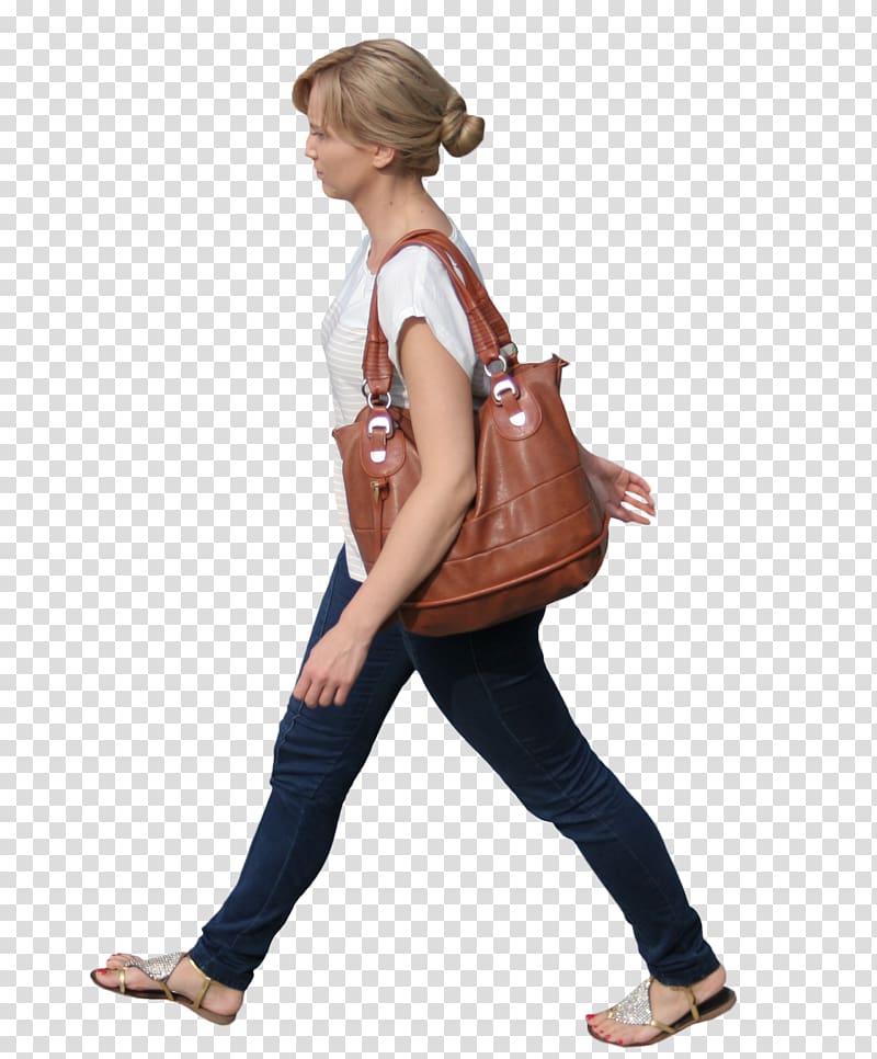 T-shirt Girl in White Blouse Woman Jeans, cut transparent background PNG clipart