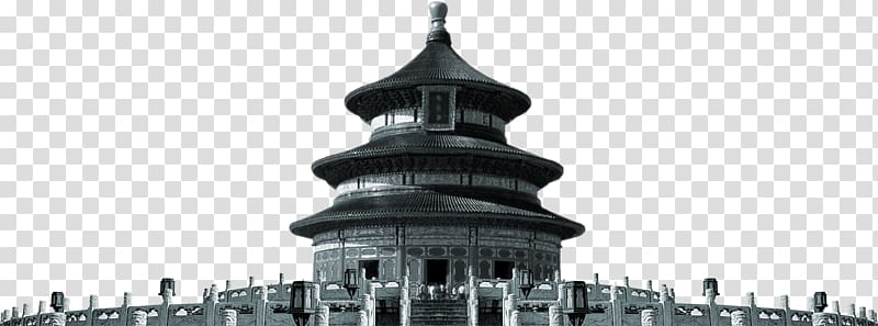 Temple of Heaven Tiananmen Square Forbidden City Summer Palace Great Wall of China, Creative Summer Palace in kind transparent background PNG clipart