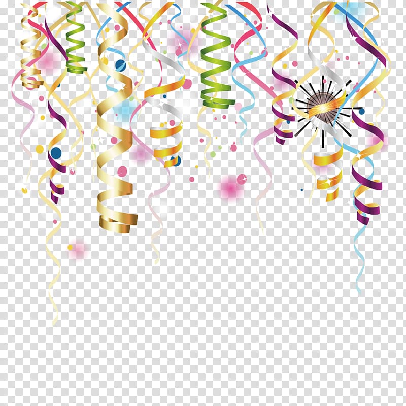 Festival, Holiday ribbons transparent background PNG clipart