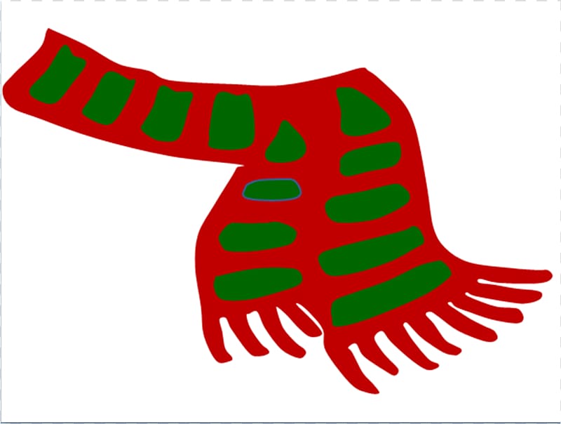 christmas scarf clip art