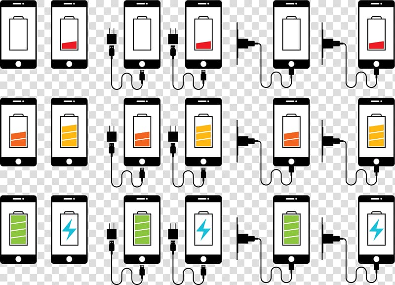 Battery charger Euclidean Icon, Phone flash battery transparent background PNG clipart