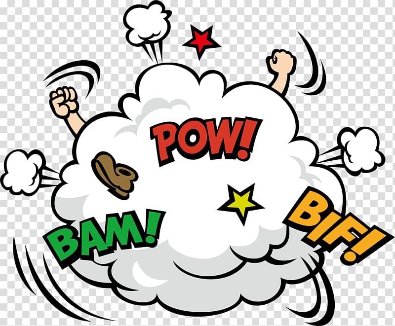 fighting cloud clipart
