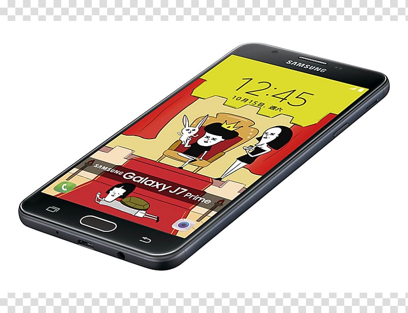 Smartphone Feature phone Samsung Galaxy J7 Prime (2016), smartphone transparent background PNG clipart