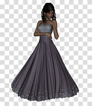 Cocktail dress Gown, iq transparent background PNG clipart thumbnail