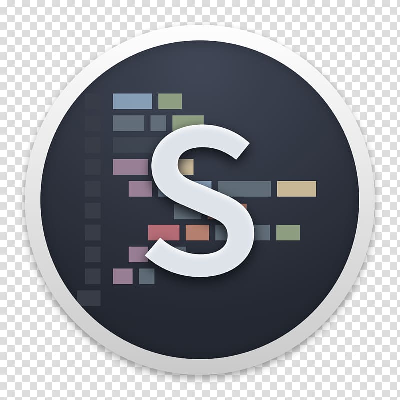 black background with S logo, Sublime Text Computer Icons Text editor Atom Icon, text transparent background PNG clipart