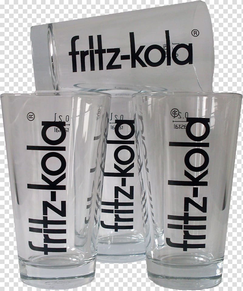 Fritz-kola Pint glass Highball glass Bistro, glass transparent background PNG clipart
