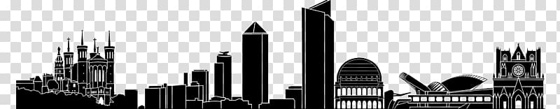 Lyon Skyline Illustration, Lyon, France transparent background PNG clipart