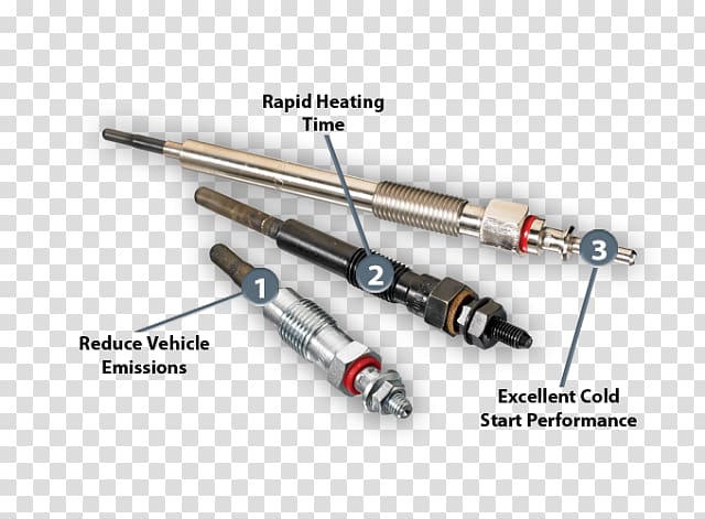 Car Glowplug Spark plug Vehicle Ignition system, glow plug transparent background PNG clipart