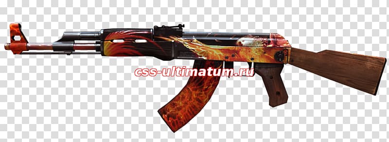 AK-47 Firearm Rifle Airsoft Guns Weapon, ak 47 transparent background PNG clipart