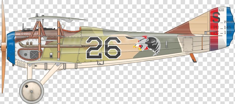 SPAD S.XIII Airplane France Sopwith Camel Eduard, airplane transparent background PNG clipart