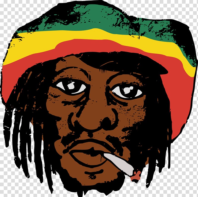 Cannabis Joint , bob marley transparent background PNG clipart