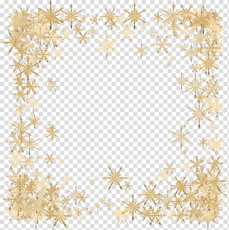 Snowflake, beautiful snowflake border transparent background PNG clipart