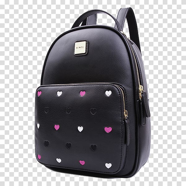 Backpack Providence University Handbag Black, Love pattern black shoulder bag isometric drawing transparent background PNG clipart