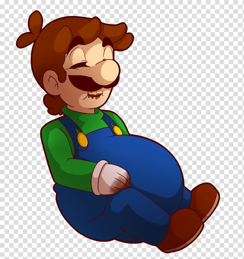 Mario Bros. Super Mario Galaxy Syobon Action Luigi, fat transparent background PNG clipart