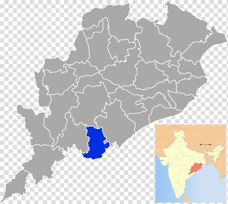 Gajapati district Nayagarh district Baripada Bargarh district Jharsuguda district, map transparent background PNG clipart