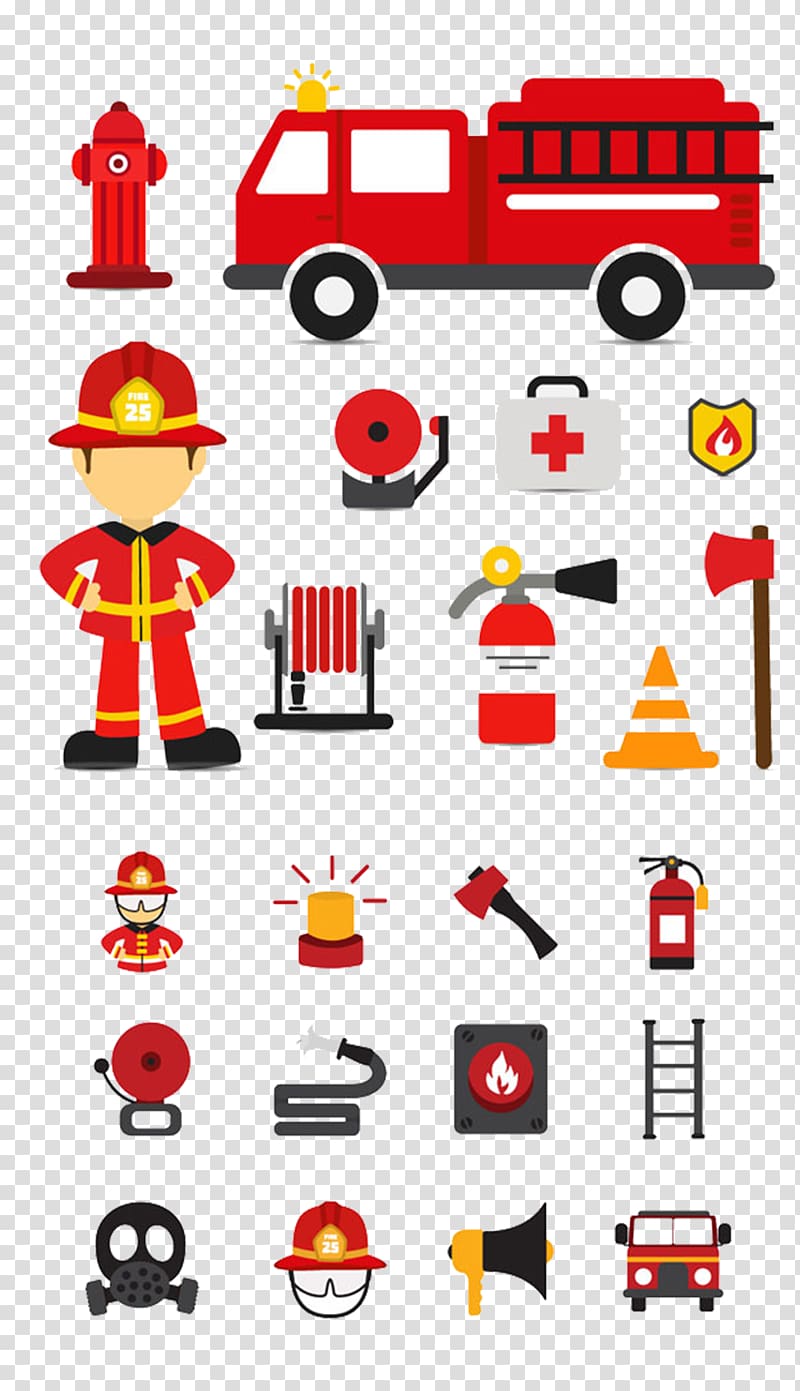 Firefighter Fire engine , Fire Safety transparent background PNG clipart