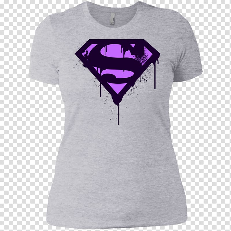 Superman logo General Zod Jor-El, Purple splatter transparent background PNG clipart