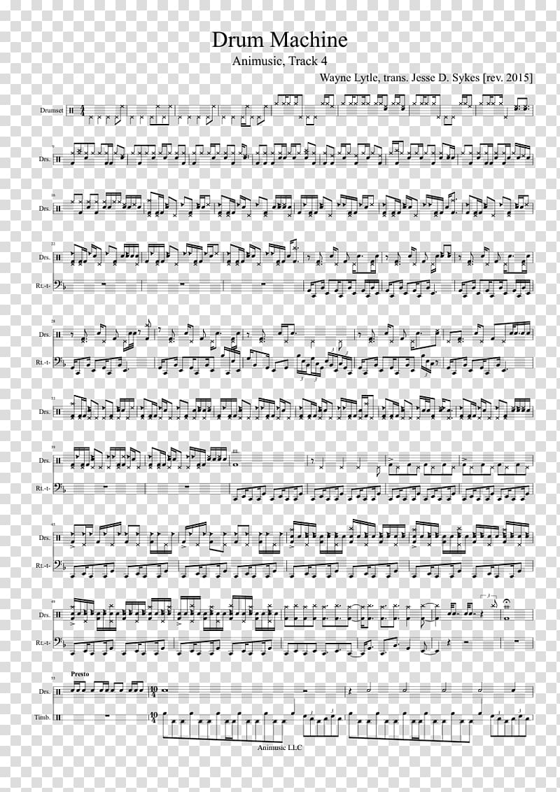 Animusic Drum machine Rhythm, sheet music transparent background PNG clipart